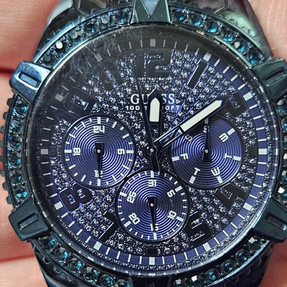 Guess Mens Blue Multi-function Watch - Picture 12 of 12